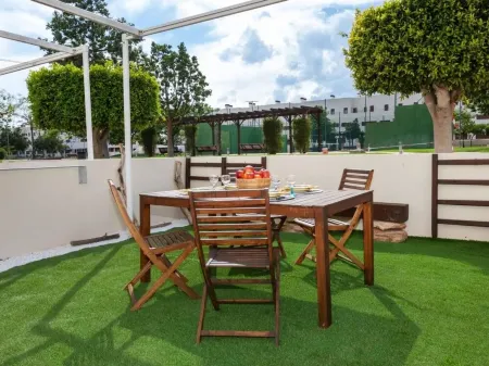 Golf San Jordi (Vinaros) Apartment 81m2 2 bedrooms, 2 bathrooms and living room 2 gardens. Отели в г. Сан-Хорхе