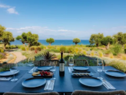 Oceanfront Villa Elaia Private Pool Panoramic Views Hotels in Koroni