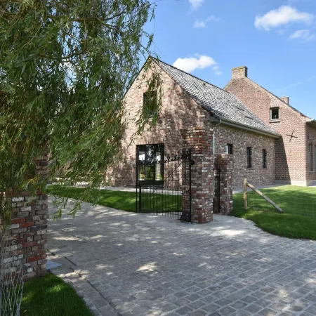 Spacious Holiday Home with Pond in Poperinge