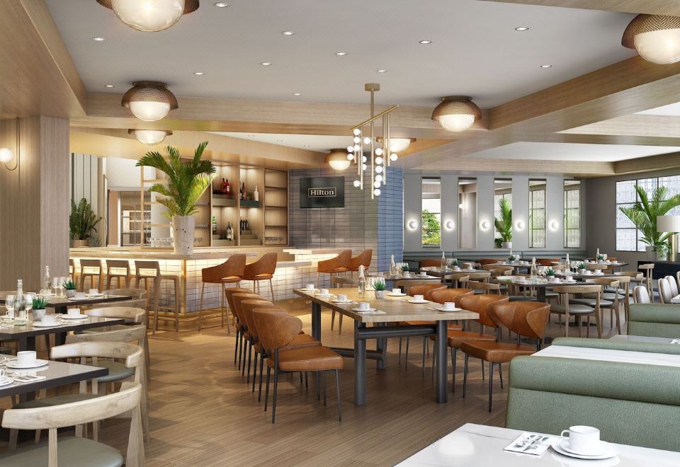 힐튼 산타 모니카 호텔 외부 또는 수영장 전경