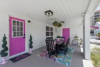 All New Pink She Shed by the Seashore is Just Steps from the Sand