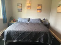Close to river and beach.