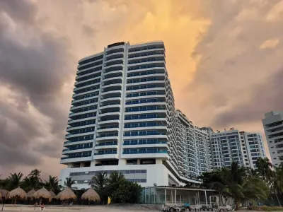 NEW APARTMENT RESERVA DEL MAR 1421 OCEAN VIEW  ROOFTOP POOL, SANTA MARTA Hotel a 