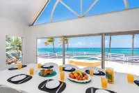2 private beachfront villas side by side, 5 bedrooms, Rum Point, Grand Cayman!