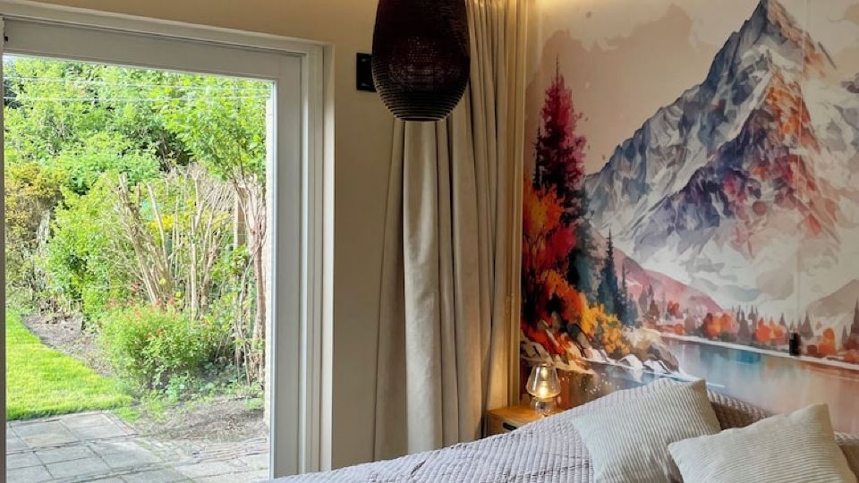 Luxury Japandi garden apartment