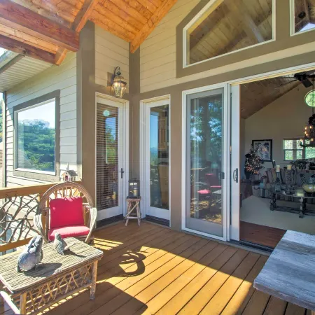 Bryson City Condo w/ Spectacular Views & Amenities