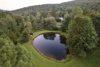 Charming A-Frame Cabin with Swimmable Pond - Cozy Nature Retreat Hotels in Middletown