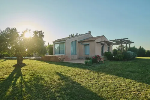Villa du Mas Rose at Saint-Gilles in the Gard region of the Costières de Nîmes.