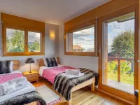 Stunning contemporary chalet in Anzère with unbelievable views of the mountains. Hotels in Ayent