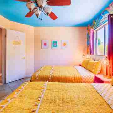 Desert Oasis: 4BR Boho Oasis w/ Pool, Spa, Game Room & Sleeps 12 Comfortably Rooms