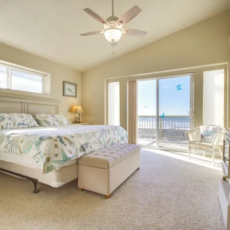 Quiet Waterfront Escape w/ Hot Tub & Beach Access!