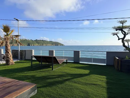 Waterfront beach house