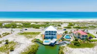 Brand New Gulf & Direct Ole River with Beach, Boat Dock, Golf & Infinity Pool!