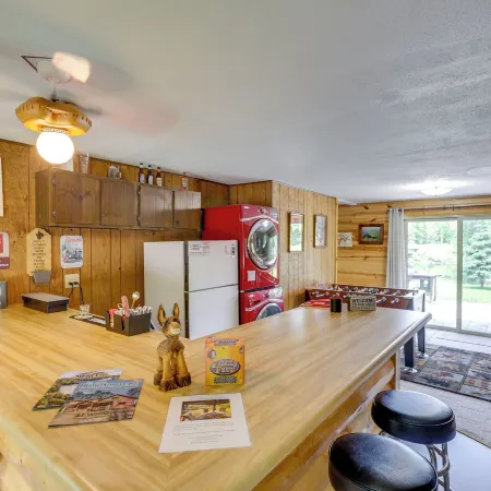 Country Vacation Rental in Mercer at Waterfall!