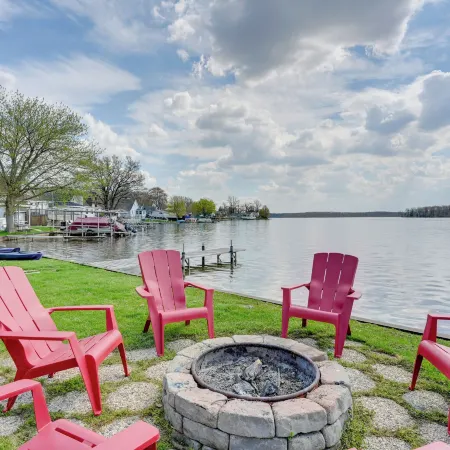 Waterfront Michigan Center Home w/ Boat Dock!