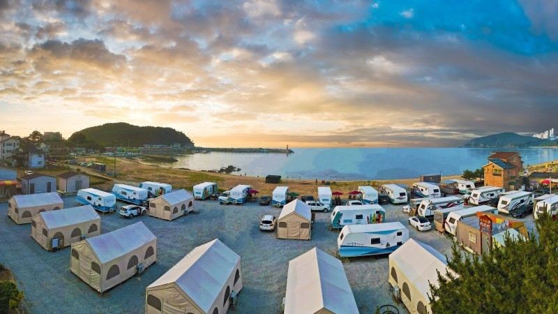 태안 학암포카라반 내부