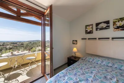 Modern Villa Chia with Stunning Sea View