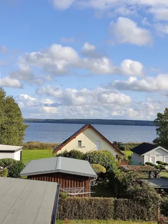 Modern Vacation Home with Lake View and Fireplace