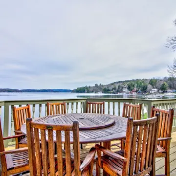 Totally remodeled year round LAKEFRONT home with stunning views of Lake Bomoseen