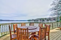 Totally remodeled year round LAKEFRONT home with stunning views of Lake Bomoseen