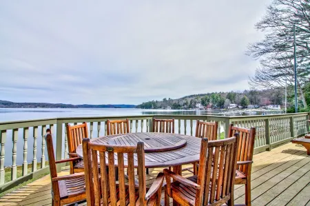 Totally remodeled year round LAKEFRONT home with stunning views of Lake Bomoseen