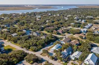 New Luxury heated pool home, steps to the beach with two master suites!