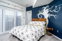 Unique Triangle Shaped Home with 2 Master Suites on Separate Floors.