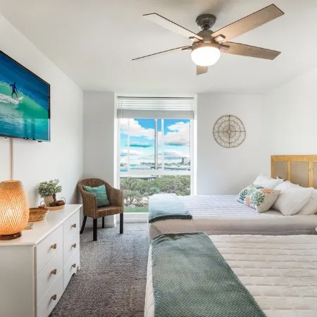 Sunset Harbor and Ocean Views, Modern Coastal Design, Beachfront Resort