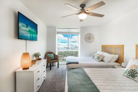 Sunset Harbor and Ocean Views, Modern Coastal Design, Beachfront Resort