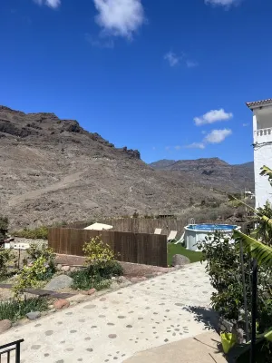 Attic rural house with swimming pool in Mogán