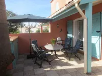 Our vacation home is located on the promenade & on the beach of Gruissan.