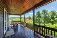 Pet Friendly NC Cabin with Beautiful Views and Hot Tub near West Jefferson.