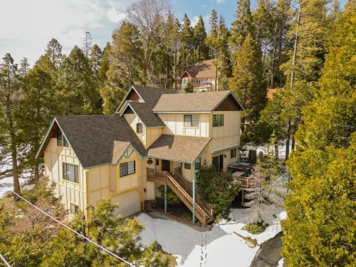 Cozy 4-Bedroom Lake Arrowhead Retreat with Game Room, Fireplace, & Scenic Views!
