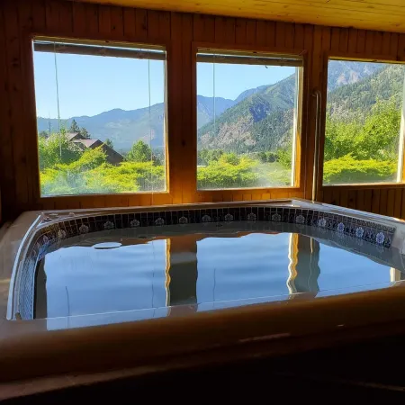 Ski Hill home w/ stunning views & hot tub!