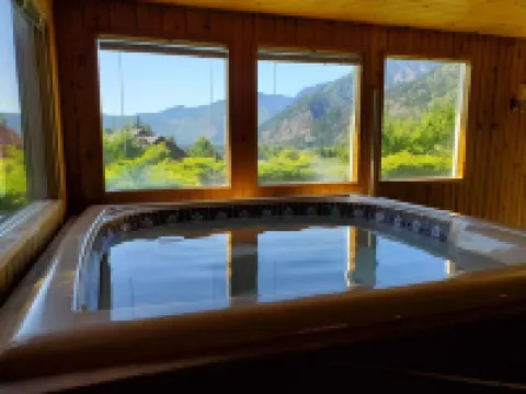 Ski Hill home w/ stunning views & hot tub!