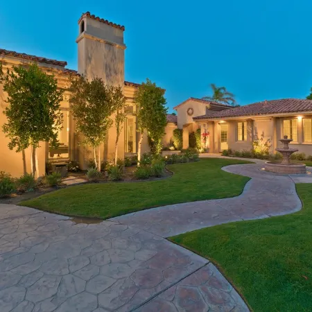 Contemporary PGA West Retreat on Greg Norman Course with West Mountain Views