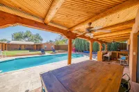 Right At Home-Midland Adobe Compound with Pool and Fire Pits and Billiards