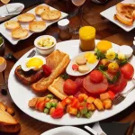 Paramount Riverfront Resort & Spa, Karjat - Desayuno