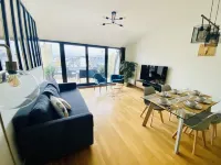 Large Retro Chic Flat 100m2 in City Center - Parking Hotels in Bivange