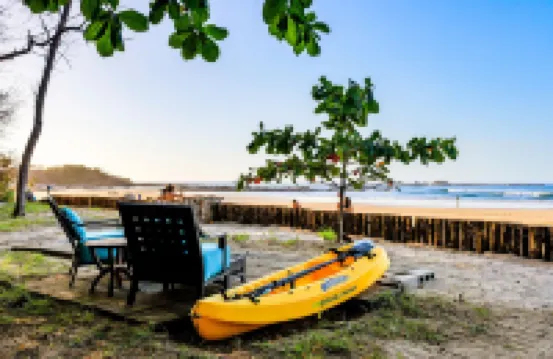 Private Gated Beachfront Sanctuary with Rustic Coastal Charm – Casa Blue Lagoon