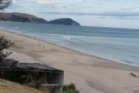 Wainui Absolute Beachfront Studio Unit Hotell i Wainui