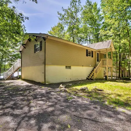 Waterfront Pocono Lake Home w/ Private Dock!