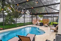 Chic 3 BR w/ Pool Near Disney Magic