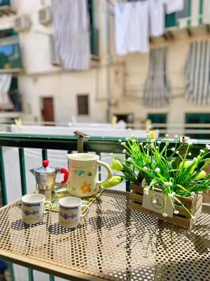 Duomo House Cefalù, with a side view of the cathedral