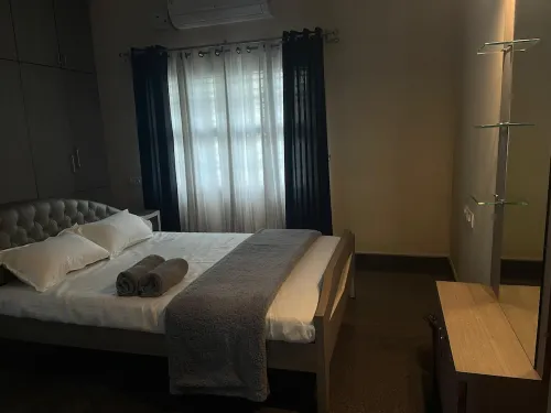 Family-Friendly 3-Bedroom Villa with Private Garden, WiFi & AC in Serene Udupi