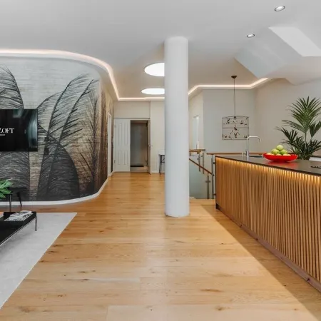 Luxurious loft with large sun terrace and sauna