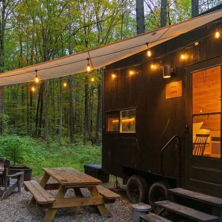 Postcard Cabins Eastern Catskills
