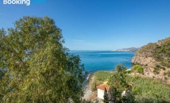 2 Bedrooms House at Nerja 300 m Away from the Beach with Sea View Private Pool and Furnished Terrace