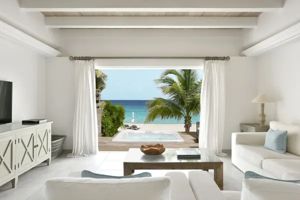 Luxury beachfront suite at Cheval Blanc St-Barth