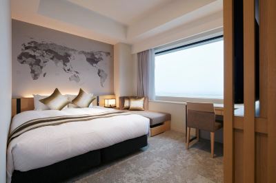 【パシフィックサイド】スタンダードダブルルーム 禁煙 中部国際空港セントレアホテルの写真